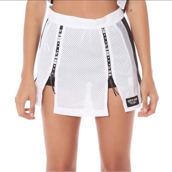 LF The Brand Black Mesh Mini Skirt - Picture 2 of 4